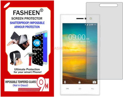 Fasheen Tempered Glass Guard for LAVA A76 PLUS (Flexible Shatterproof)(Pack of 1)