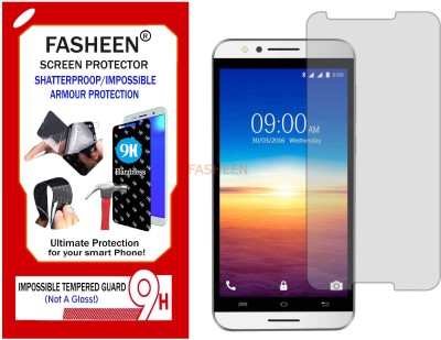 Fasheen Tempered Glass Guard for LAVA A67 4GB (Flexible Shatterproof)(Pack of 1)