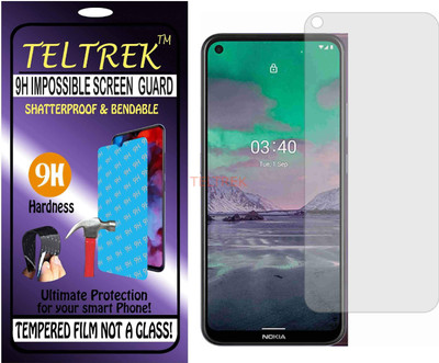TELTREK Tempered Glass Guard for NOKIA 3.4 (Flexible Shatterproof)(Pack of 1)
