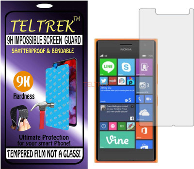 TELTREK Tempered Glass Guard for NOKIA LUMIA 730 DUAL SIM (Flexible Shatterproof)(Pack of 1)