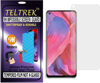 TELTREK Tempered Glass Guard for OPPO A74 5G (Flexible Shatterproof)(Pack of 1)