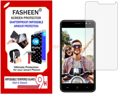 Fasheen Tempered Glass Guard for INTEX AQUA LIONS X1 PLUS (Flexible Shatterproof)(Pack of 1)