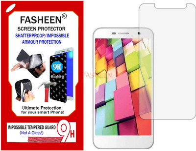 Fasheen Tempered Glass Guard for INTEX AQUA 4G PLUS (Flexible Shatterproof)(Pack of 1)