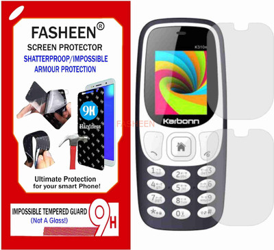 Fasheen Tempered Glass Guard for KARBONN K310N (Flexible Shatterproof)(Pack of 1)