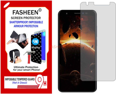 Fasheen Tempered Glass Guard for LAVA Z91E (Flexible Shatterproof)(Pack of 1)