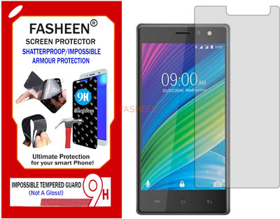 Fasheen Tempered Glass Guard for LAVA X41 PLUS (Flexible Shatterproof)(Pack of 1)