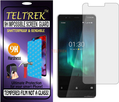 TELTREK Tempered Glass Guard for NOKIA 3.1C (Flexible Shatterproof)(Pack of 1)