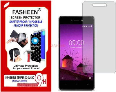 Fasheen Tempered Glass Guard for LAVA Z50 (Flexible Shatterproof)(Pack of 1)