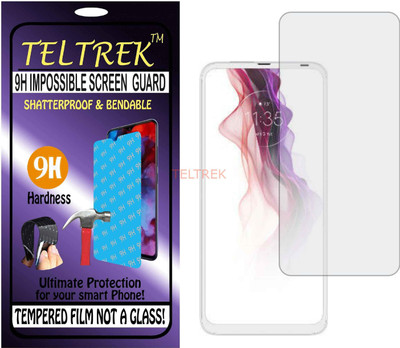 TELTREK Tempered Glass Guard for MOTOROLA ONE FUSION PLUS (Flexible Shatterproof)(Pack of 1)