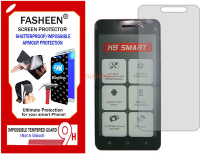 Fasheen Tempered Glass Guard for KARBONN K9 SMART (Flexible Shatterproof)(Pack of 1)