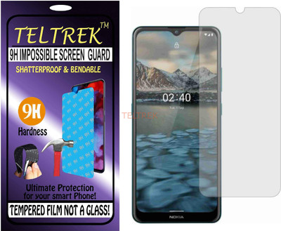 TELTREK Tempered Glass Guard for NOKIA 2.4 (Flexible Shatterproof)(Pack of 1)