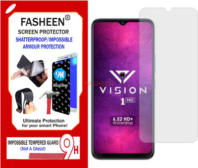 Fasheen Tempered Glass Guard for ITEL VISION ONE PRO (Flexible Shatterproof)(Pack of 1)