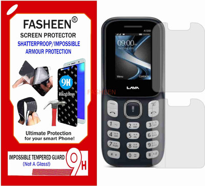 Fasheen Tempered Glass Guard for LAVA A1200 (Flexible Shatterproof)(Pack of 1)