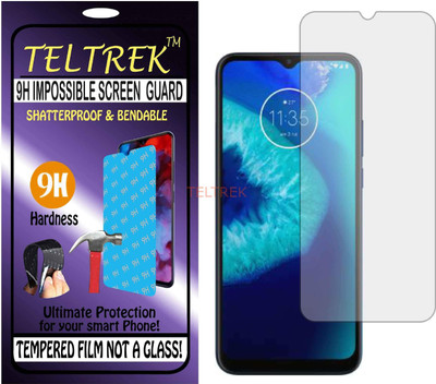TELTREK Tempered Glass Guard for MOTOROLA G8 POWER LITE (Flexible Shatterproof)(Pack of 1)