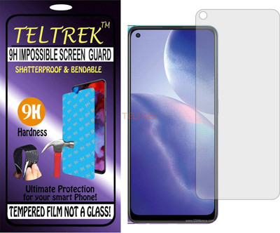 TELTREK Tempered Glass Guard for OPPO RENO 5Z CPH2211 (Flexible Shatterproof)(Pack of 1)