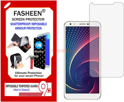 Fasheen Tempered Glass Guard for INTEX INFIE 33 (Flexible Shatterproof)(Pack of 1)