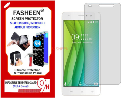 Fasheen Tempered Glass Guard for LAVA X50 PLUS (Flexible Shatterproof)(Pack of 1)
