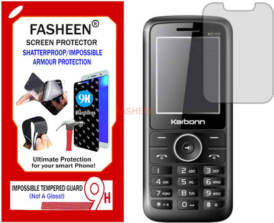 Fasheen Tempered Glass Guard for KARBONN KC110 (Flexible Shatterproof)(Pack of 1)