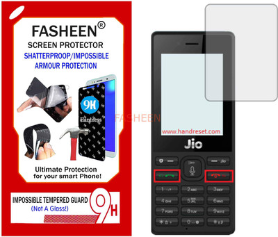 Fasheen Tempered Glass Guard for JIO F61 (Flexible Shatterproof)(Pack of 1)