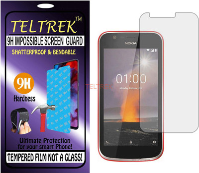 TELTREK Tempered Glass Guard for NOKIA 1 (Flexible Shatterproof)(Pack of 1)