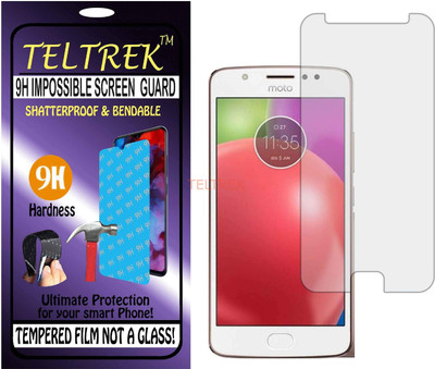 TELTREK Tempered Glass Guard for MOTOROLA MOTO E4 XT1766 (Flexible Shatterproof)(Pack of 1)