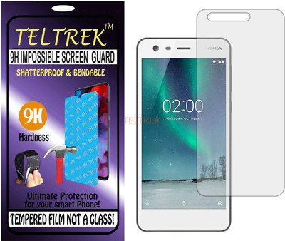 TELTREK Tempered Glass Guard for NOKIA TA-1011 (NOKIA 2) (Flexible Shatterproof)(Pack of 1)