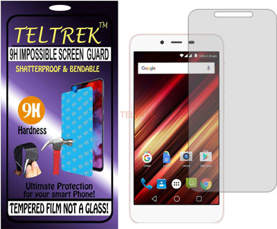 TELTREK Tempered Glass Guard for PANASONIC ELUGA PULSE X (Flexible Shatterproof)(Pack of 1)
