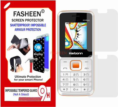 Fasheen Tempered Glass Guard for KARBONN K19 ROCK (Flexible Shatterproof)(Pack of 1)