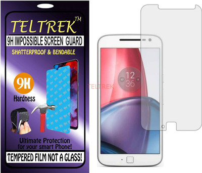 TELTREK Tempered Glass Guard for MOTOROLA XT1625 (MOTO G4) (Flexible Shatterproof)(Pack of 1)