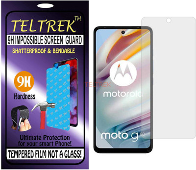 TELTREK Tempered Glass Guard for MOTO G60 (Flexible Shatterproof)(Pack of 1)