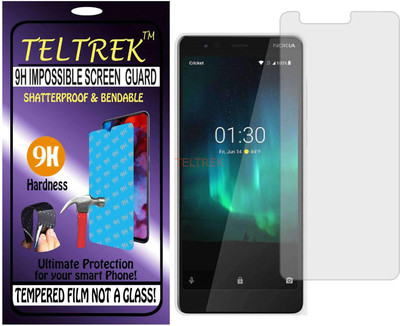TELTREK Tempered Glass Guard for NOKIA 3.1 C (Flexible Shatterproof)(Pack of 1)