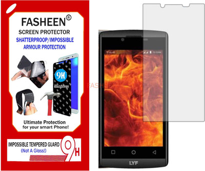 Fasheen Tempered Glass Guard for LYF FLAME 7 (Flexible Shatterproof)(Pack of 1)
