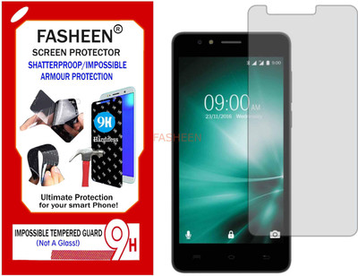 Fasheen Tempered Glass Guard for LAVA A73 8GB (Flexible Shatterproof)(Pack of 1)