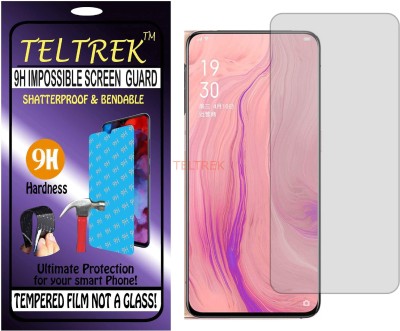 TELTREK Tempered Glass Guard for OPPO RENO 10X ZOOM (Flexible Shatterproof)(Pack of 1)