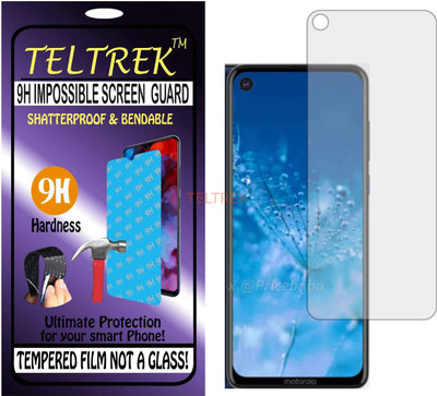 TELTREK Tempered Glass Guard for MOTOROLA P40 (Flexible Shatterproof)(Pack of 1)