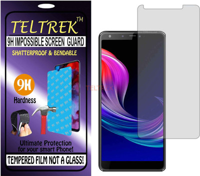 TELTREK Tempered Glass Guard for PANASONIC ELUGA RAY 600 (Flexible Shatterproof)(Pack of 1)