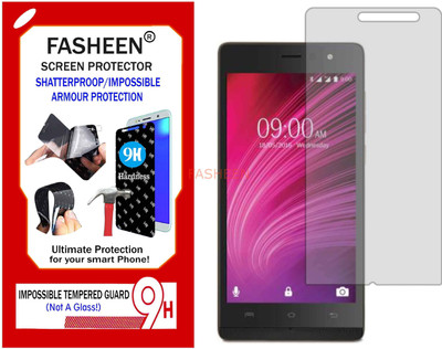 Fasheen Tempered Glass Guard for LAVA A97 2GB PLUS (Flexible Shatterproof)(Pack of 1)