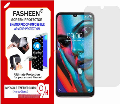 Fasheen Tempered Glass Guard for LAVA BEU (Flexible Shatterproof)(Pack of 1)