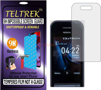 TELTREK Tempered Glass Guard for NOKIA 2720 2019 (Flexible Shatterproof)(Pack of 1)