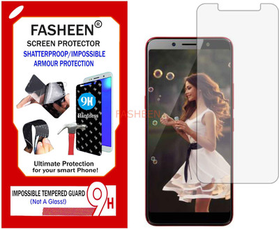 Fasheen Tempered Glass Guard for ITEL A62 (Flexible Shatterproof)(Pack of 1)