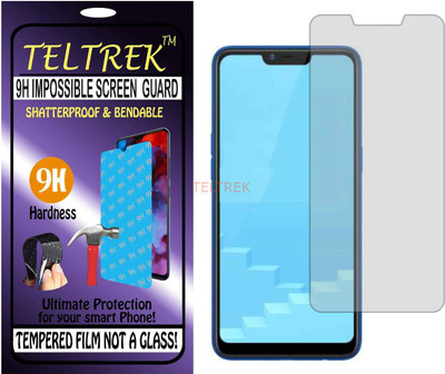 TELTREK Tempered Glass Guard for REALME C1 2019 (Flexible Shatterproof)(Pack of 1)