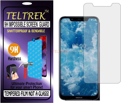 TELTREK Tempered Glass Guard for NOKIA X7 (Flexible Shatterproof)(Pack of 1)