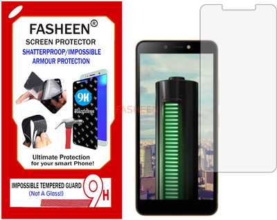 Fasheen Tempered Glass Guard for ITEL A44 POWER (Flexible Shatterproof)(Pack of 1)