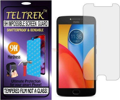 TELTREK Tempered Glass Guard for MOTOROLA MOTO E4 PLUS (Flexible Shatterproof)(Pack of 1)