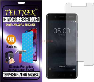 TELTREK Tempered Glass Guard for NOKIA TA-1053 (NOKIA 5) (Flexible Shatterproof)(Pack of 1)