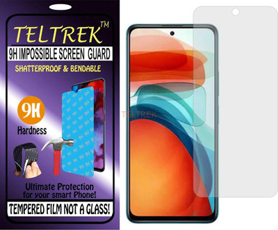 TELTREK Tempered Glass Guard for POCO X3 GT (Flexible Shatterproof)(Pack of 1)