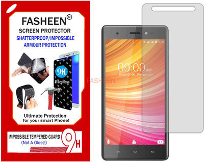 Fasheen Tempered Glass Guard for LAVA P7 PLUS (Flexible Shatterproof)(Pack of 1)