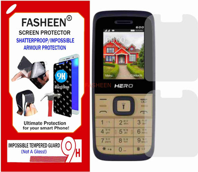 Fasheen Tempered Glass Guard for LAVA HERO 600 (Flexible Shatterproof)(Pack of 1)