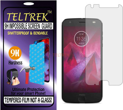 TELTREK Tempered Glass Guard for MOTOROLA MOTO Z 2018 (Flexible Shatterproof)(Pack of 1)
