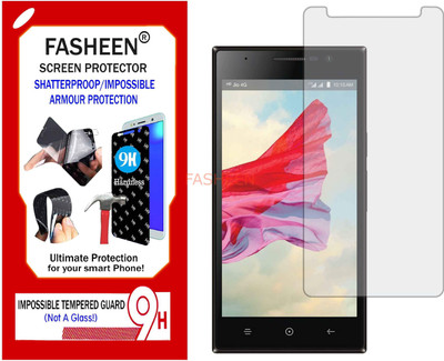 Fasheen Tempered Glass Guard for LYF WIND 4 (LS-5014) (Flexible Shatterproof)(Pack of 1)